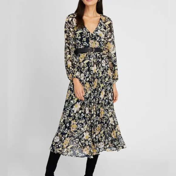 Club Monaco | Dresses | Club Monaco Midi Printed Dress Size 4 | Poshmark